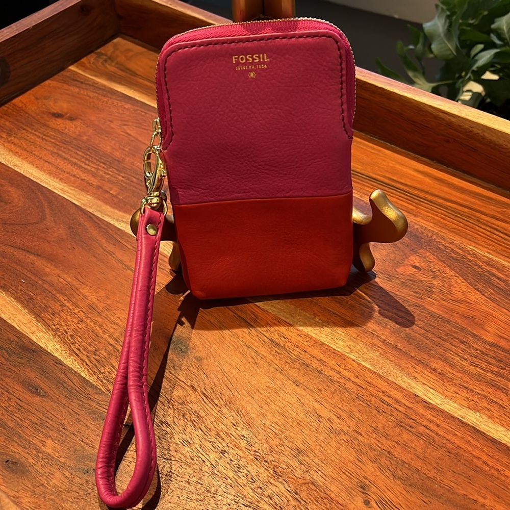 FOSSIL LEATHER WRISTLET - Picture 2 of 8